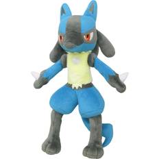 Sanei Sanei Pokemon All Star Series Lucario Stuffed Plush 12 in Black Blue PP12