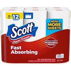 Toilet & Household Papers Scott Scott Paper Towels Choose-A-Sheet 6 Double Rolls
