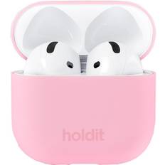 Holdit Silicone Case Pink AirPods 4