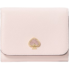 Kate Spade Kayla Embellished L-Zip Wallet - Powdered Sugar