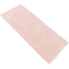 Brentfords Chenille Bath Mat Noodle Absorbent Non-Slip Soft Shower Pink One Size