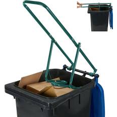 Relaxdays Rubbish Press For Wheelie Bins Steel Green