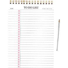 Shein 1pc Letter Graphic Planner, Simple Multi-purpose Checklist