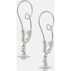 Vivienne Westwood Smycken Vivienne Westwood Silver Brass Örhängen Med Orb Hänge