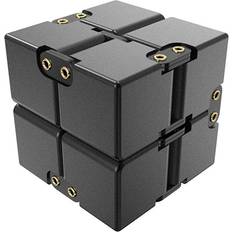 MTK Fidget Toy Stress Avslappning Infinite Cube Flip Kub Svart