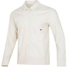 Nike Shirts on sale Nike Men's Solid Color Woven Long Sleeves - Autumn White