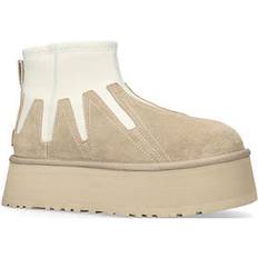 UGG White Boots UGG Classic Mini Dipper Sunwave Boots - White