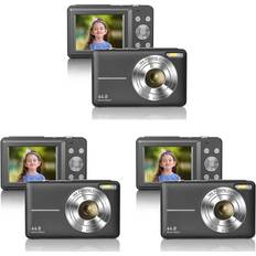 Fotocamere Digitali Jojomino Fotocamera Digitale Full HD 3X 1080P 44MP Zoom 16X Mini Video