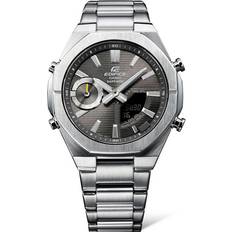 Casio Ure på tilbud Casio Edifice ECB-S10D-8AEF Bluetooth Silver Men's Watch