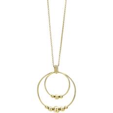 Lagos 18K Yellow Gold Caviar Gold Rolo Chain Pendant Necklace, 16-18