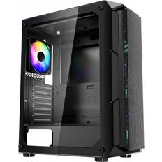 VEVOR Mid-Tower PC Gaming Case 4 x 120 mm ARGB Fans
