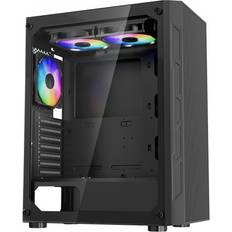 VEVOR Mid-Tower PC Gaming Case 3 x 120 mm ARGB Fans