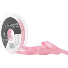 Gift Wrap Ribbons Berisfords 3501 52 Double Satin Ribbon Hot Pink 10 mm
