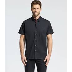 Psycho Bunny Shirts Psycho Bunny Mens Gabriel Short Sleeve Shirt - Black