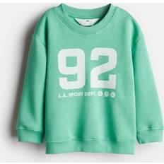 110/116 Sweatshirts Barnkläder H&M Pojke Grön Sweatshirt - Grön