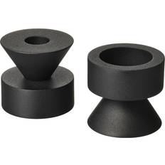 IKEA Stockholm Black Värmeljuslykta 6cm 2st