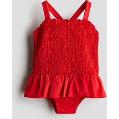 Babies Bathing Suits Children's Clothing H&M Baby Smocked Swimsuit - Red