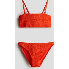 H&M Girls Smocked Bikini - Orange