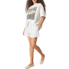ASOS DESIGN Meleret Oversized T-shirt Med Grafisk Tennisturneringsprint - Hvid