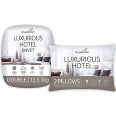 Warm Duvets Snuggledown Indulgent Cotton Washable 13.5 Tog Double Duvet (200x200cm)