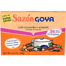 Spices, Flavoring & Sauces Goya Goya Foods Sazón Seasoning with Coriander & Annatto, 6.33 6.33oz 36pcs 1pack