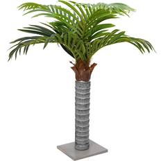 vidaXL Palm Tree 6 Leaves 100 cm Green Artificial Plant