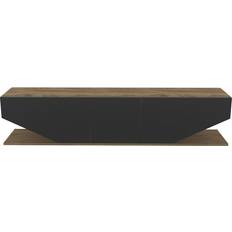 Modern black tv unit Ivy Bronx Pearl Modern Stand TV Unit 71" TV Bench 180x40cm