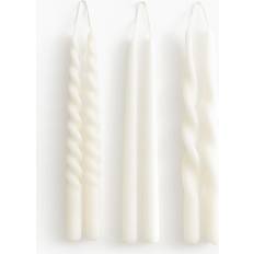 H&M 6-Pack Taper Candles White Candle