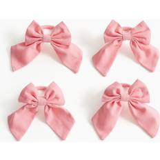 H&M 4-Pack Bow Rings - Pink Napkin Ring