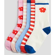 Pink Underwear H&M 5-Pack Socks - Pink