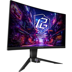 Buet pc skjerm Asrock 27 Buet Spillskjerm PG27QRT2A 2xHDMI DP-Høyttalere 2x2W