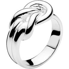 Sølv ring råbåndsknob 925