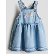 Recycled Materials Dresses Children's Clothing H&M Baby Denim Dungaree Dress - Blue