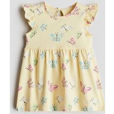 12-18M Children's Clothing H&M Printed Cotton Dress - Yellow