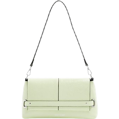 River Island Fold Over Clutch Bag - Green