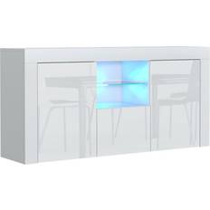 White TV Benches Metro Lane Unit 145cm TV Bench 145x70cm