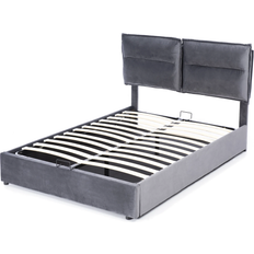Flieks Merax Doppelbett 140x200 cm mit Lattenrost Bettrahmen