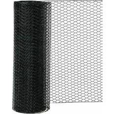 Zaunnetze Siena Garden Sechseckgeflecht Stahl 25 m Anthrazit 170cmx25m