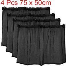 Grandado 70x50cm Folded Mesh Car Side Window Curtain