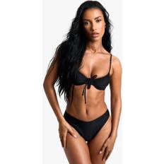 Boohoo Bikini Tops boohoo Womens Swimwear Essentials Underwired Bikini Top - Black