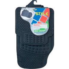Interni Auto Tappeto Per Auto Nero 69 x 43 cm 4 pcs
