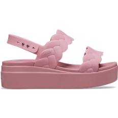 Crocs Sandaler med hæl Crocs Brooklyn Woven Low Sandals - Rosette