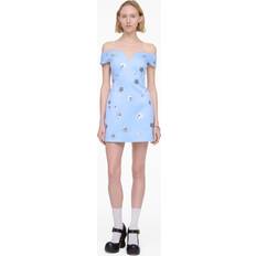 Marc Jacobs Daisy Embellished Dress - Sky Blue