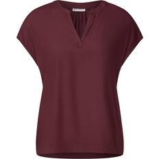 Street One Frauen Bluse - Dunkelrot