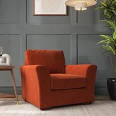 Orange Armchairs Dunelm Luxury Velvet Orange Umber Armchair