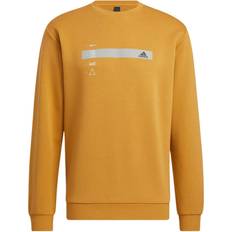 Adidas Orange Jumpers adidas Classic Gfx Crew Sweatshirt - Orange