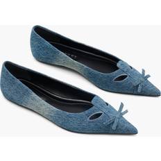 Marc Jacobs The Denim Kat Flat Shoes - Blu