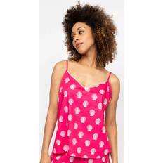 Cyberjammies Sofia Shell Print Cami Top - Bright Pink