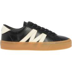 Moncler Monaco2 Leather & Nubuck Trainers - Gray