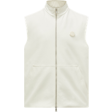 Moncler Vändbar Väst Med Logotypmärke - White